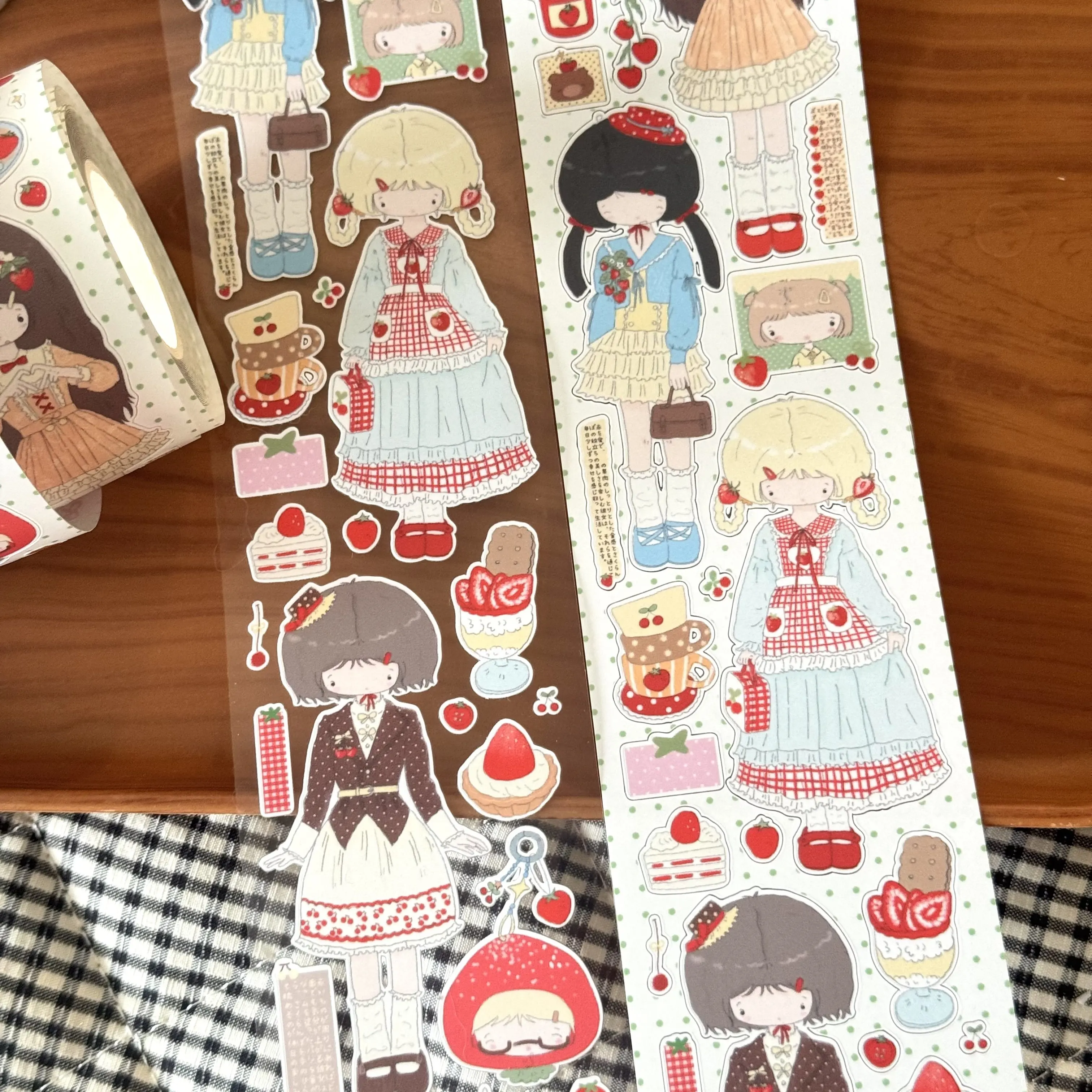 

Sticker Roll Cute Stationery Dress Mustard Girl Cute Teen Journal Decoration