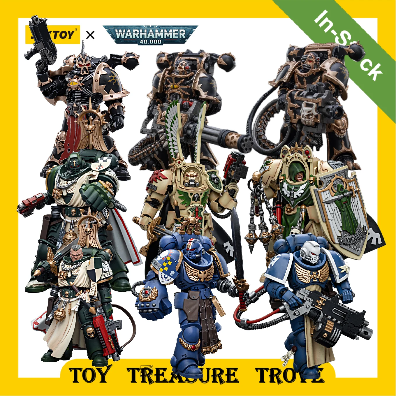 JOYTOY 40k 1/18 Action Figures Dark Angels Accessories Helmet Parts Accessory Customized Version