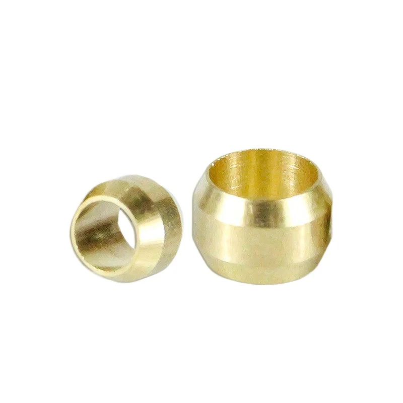 Brass Sleeve Seal Ring Double Cone Ferrule PB4 Washer PAT6/8/10/12 Oil Pipe Bushing Ball Retainer Hydraulic Lubrication Part