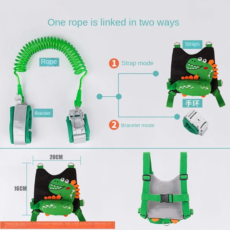 Anti-lost Belt, Baby Toddler Belt Traction Rope Anti-lost Rope  Baby Summer Breathable Bag Child Safety Dual-use