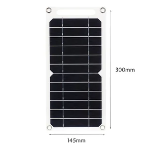 Solar panel with USB, portable power bench, mobile phone charging, battery charger, 30W, 5V, solar cell, outdoors, walks, camping 6 Main Sales Solar Energy Generator Portable - №2