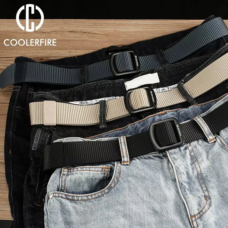 Men Belts Nylon Webbing Canvas Casual Fabric Tactical Belt High Quality Accessories Military Jeans Army Waist Fashion Belt HB068