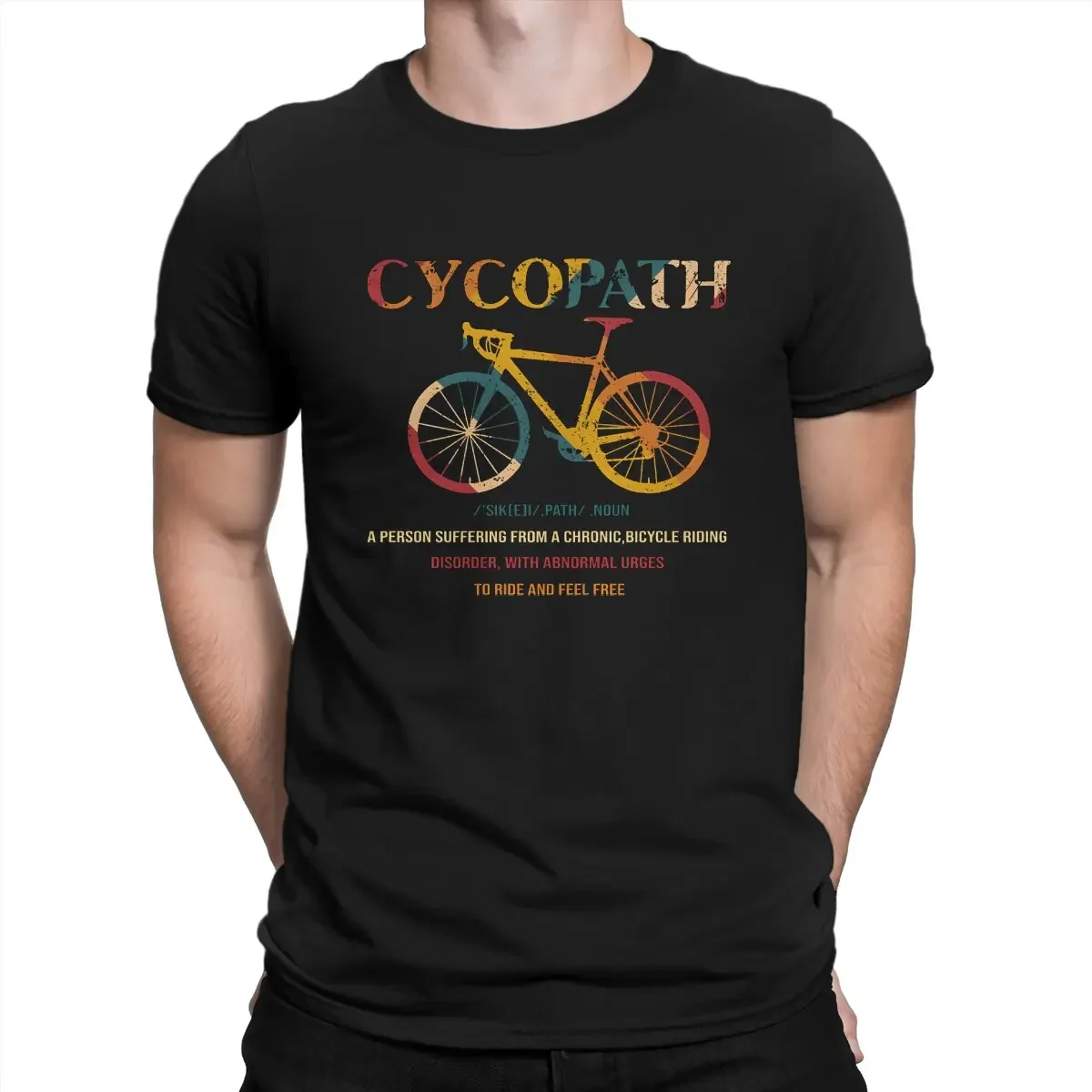 Maglietta da ciclismo da uomo Cycopath abbigliamento in puro cotone Casual manica corta girocollo t-shirt estiva