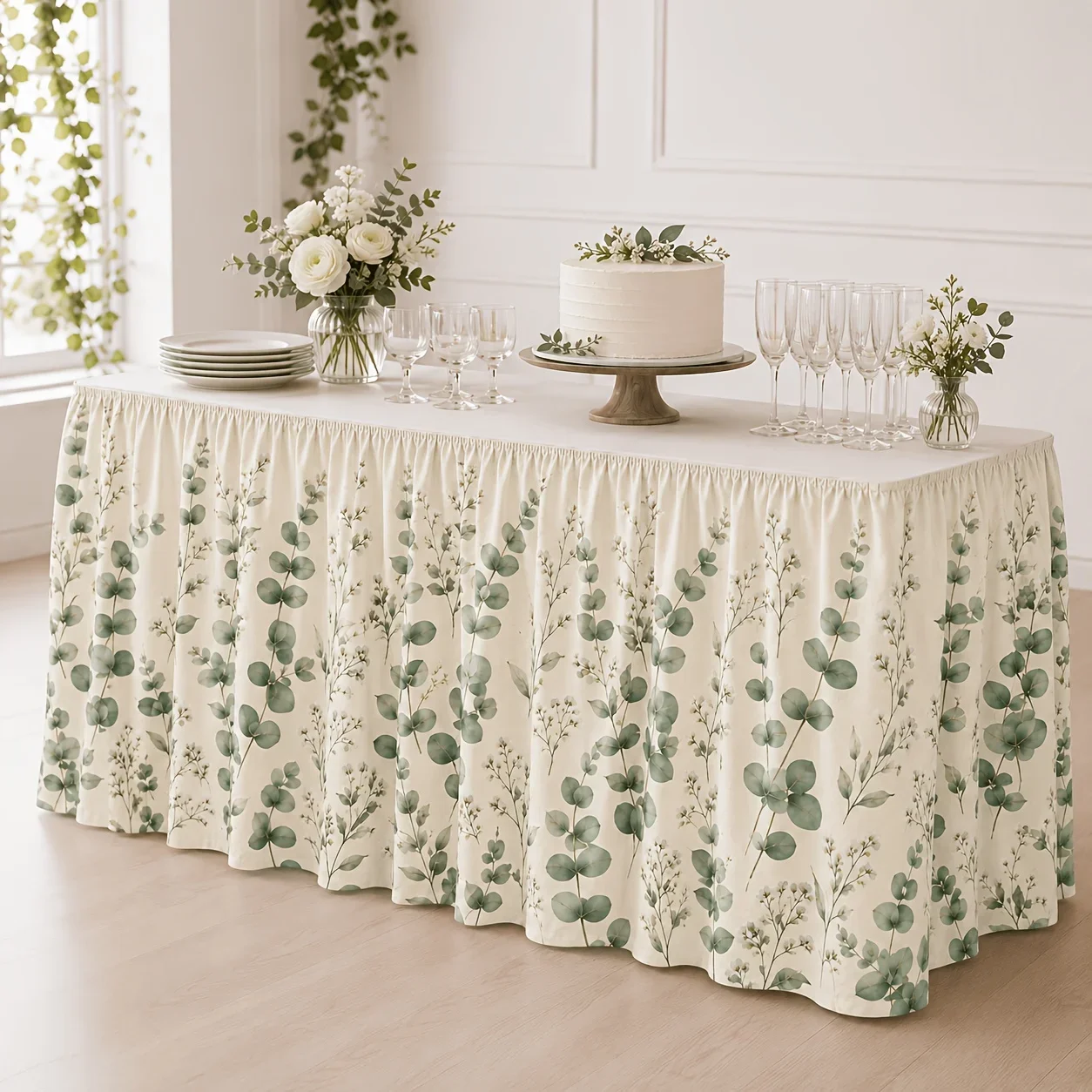 Halloween, Christmas, party table skirts, suitable for birthday parties, garden afternoon tea, wedding dessert tablesxzj