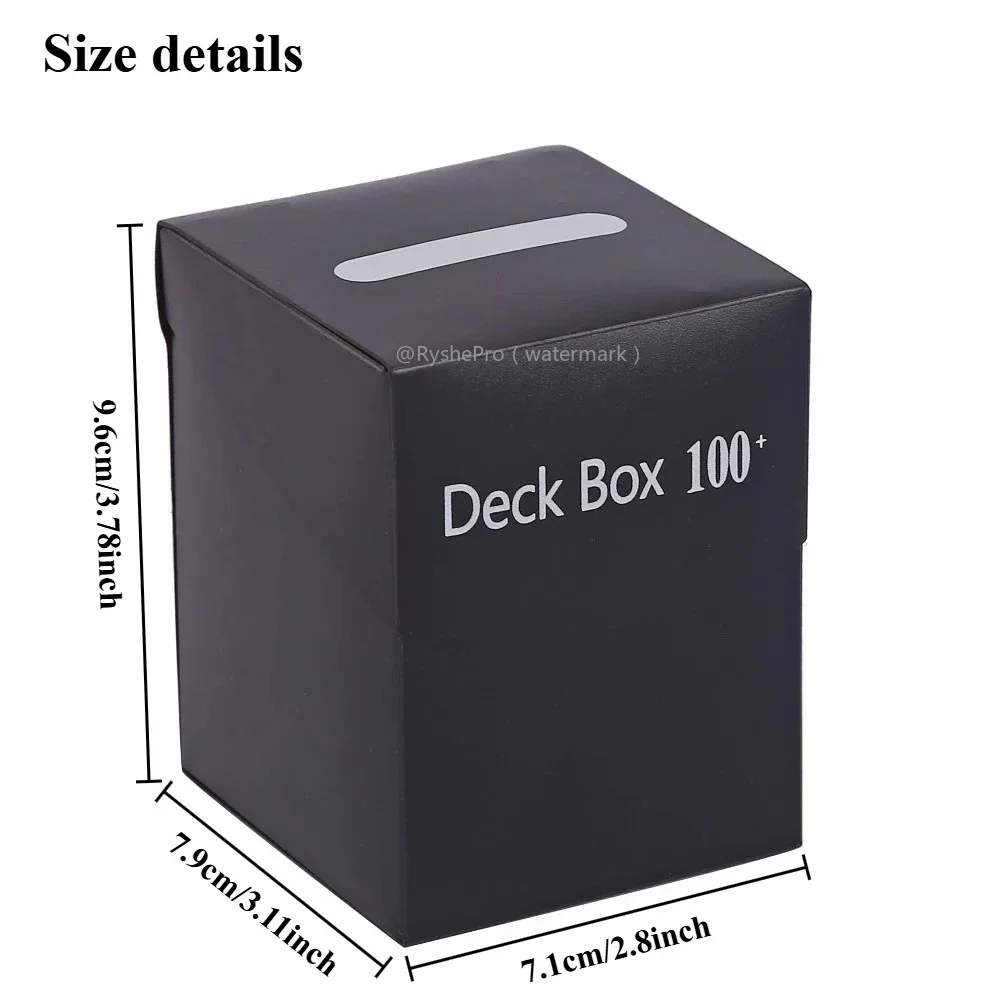 Scatole per mazzi di carte con divisori Porta carte collezionabili Impermeabile Durevole Adatto per carte MTG TCG PTCG Carte da baseball Carte sportive