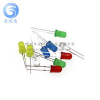 500pcs 5mm LED Diodes - 5 Color Mix Kit with Plastic Box for Breadboard Circuits