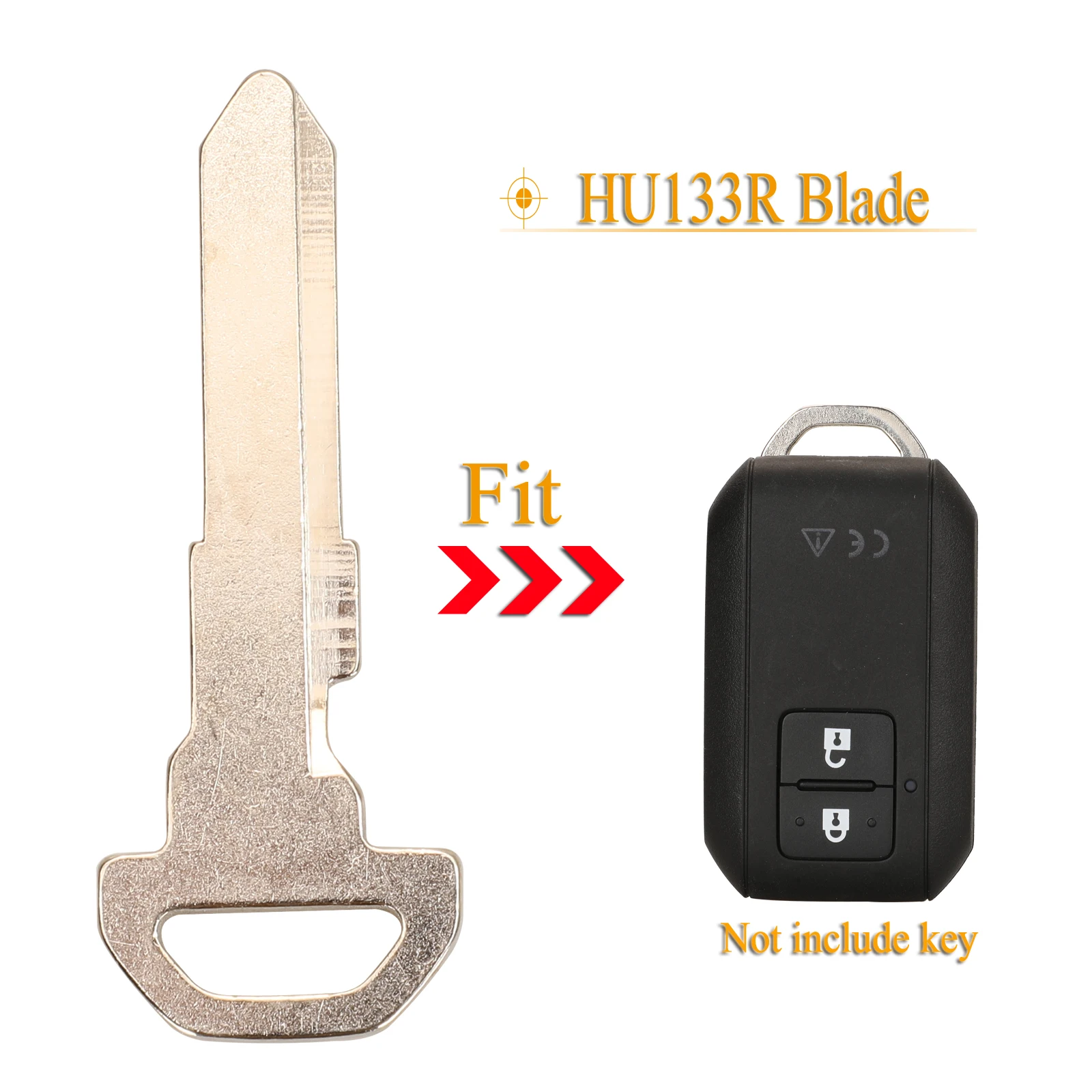 jingyuqin  Replacement Remote Smart Car Key Blade For Suzuki Swift 2017 With HU133R Blade