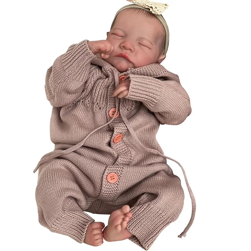 48CM Reborn Babypop Levi 3D Huid Zichtbare Aderen Collectible Art Doll Kind Simulatie Metgezel