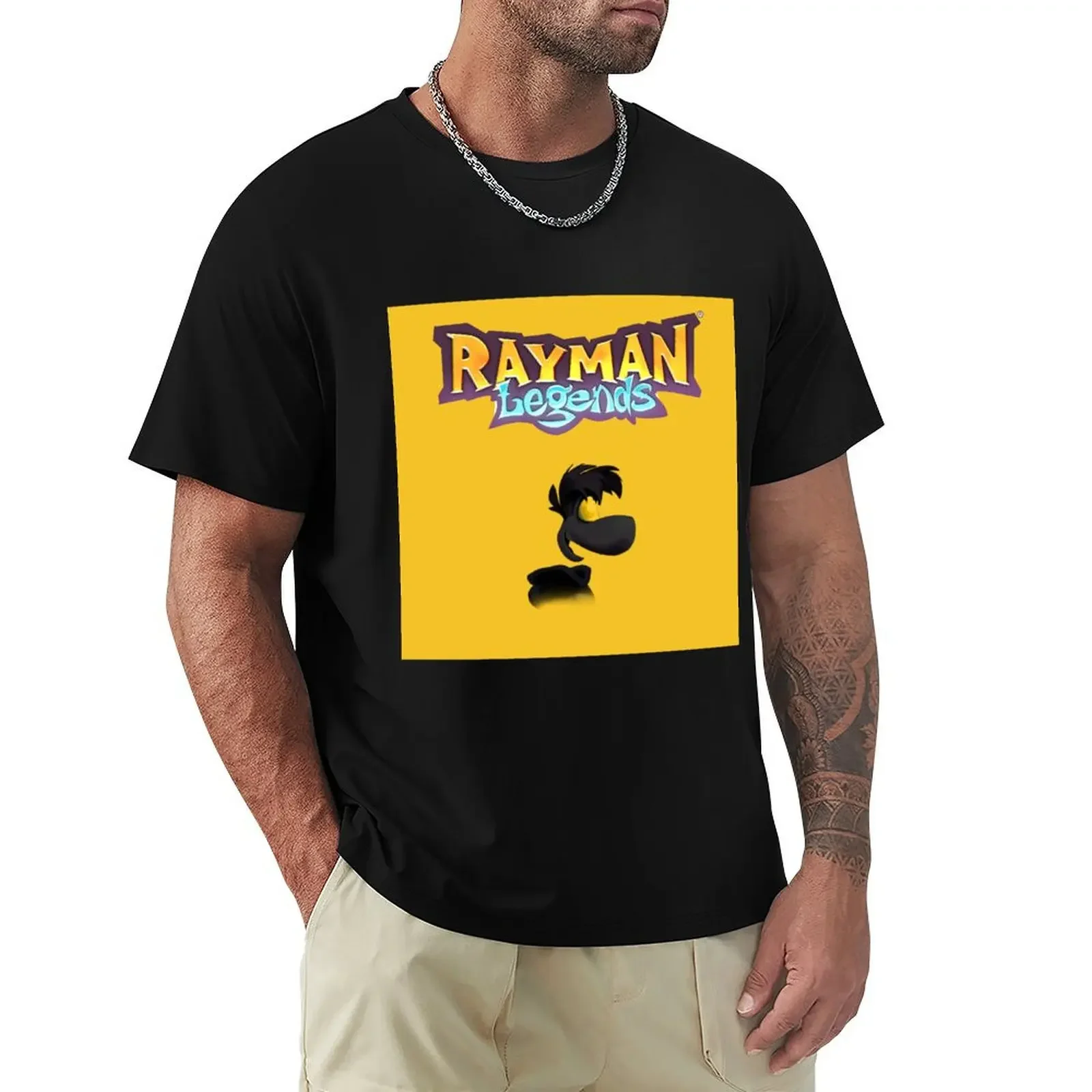 Camiseta Rayman Legends Shadow Games para niños, camisa de algodón con estampado de animales para fanáticos del deporte, moda de verano, novedad