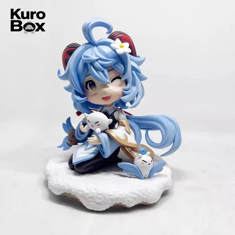 

Generic Genshin Impact Hu Tao Ganyu Chibi Version GK Collectible Figure Tabletop Decor Birthday Gift For Game Fans Boys Friends