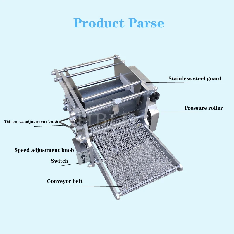 Stainless Steel Automatic Tortilla Machine Is Currently Being Sold As An Electric Round Cake Press For Making Barbecue Patties