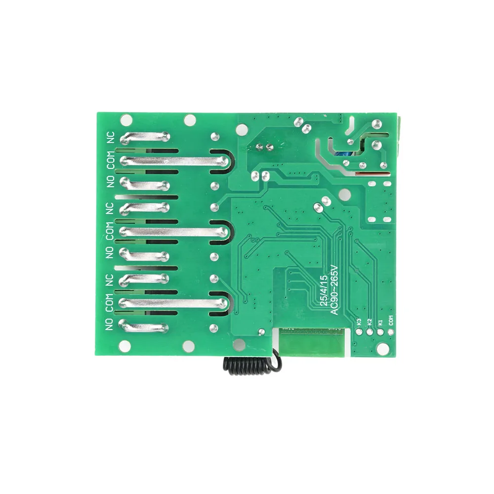 AC 90-260V/DC5V 7-32V 3-Ch Jog Inching Self-Locking Interlocking Smart Wifi Bluetooth Relay Modul 433Mhz RF Remote Control