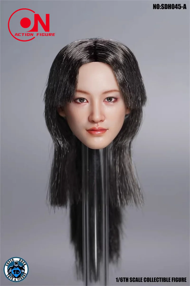 2024 Q4 SUPER DUCK SDH045 1/6 Ayase Haruka Head Sculpt Carving Model Fit 12'' TBL PH Suntan Soldier Action Figure Body