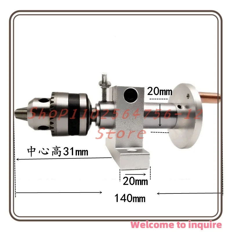 

DIY Woodworking Lathe Tailstock Thimble Drill Rotary Top Live Thimble