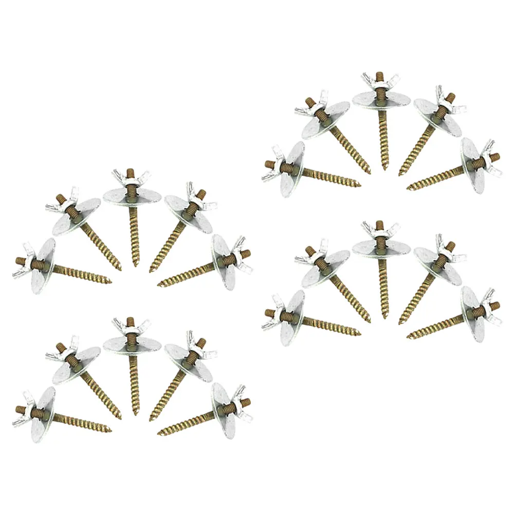 

20 set Stainless Steel Mounting Kit For Nest Box Platform Accessories Perch Holders Fasteners Fixing Bird Cage Accessories