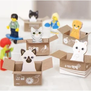 

3Pcs/set, Korean Version of Carton Cute Cat, Small Sticky Note Book Sticky Note Cute N Sticky Stationery