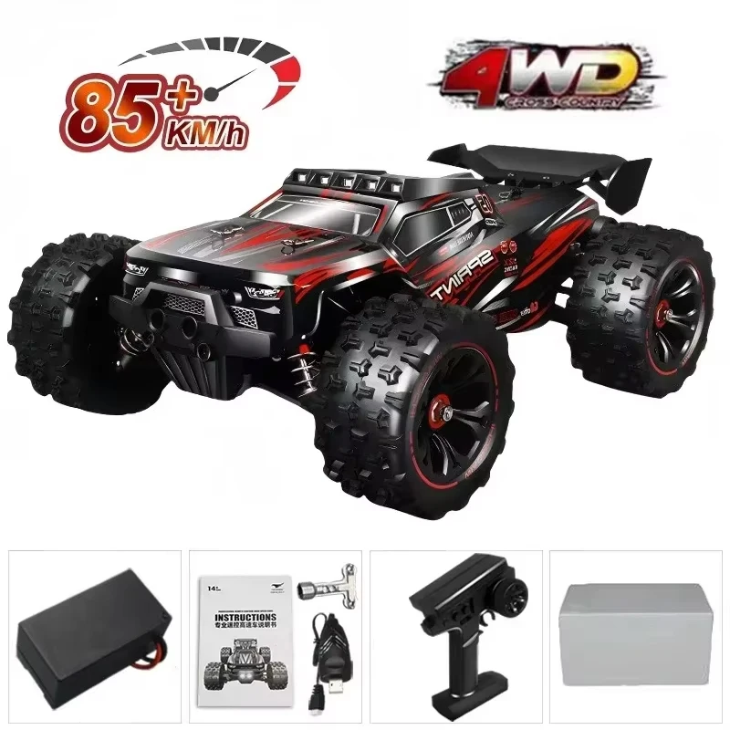 

RC9522 1:16 85KM/H Or 50KM/H 4WD RC Car With LED Remote Control Cars High Speed Drift Monster 4x4 Truck for Kids