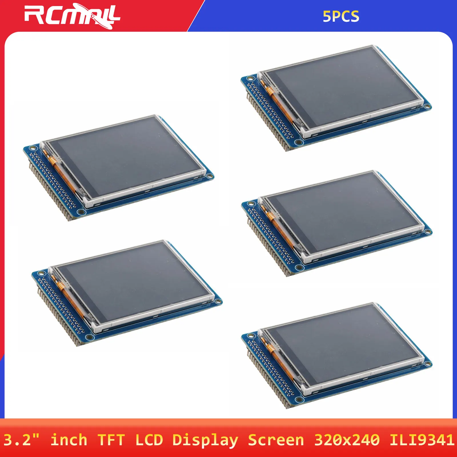 

5 шт. 3,2-дюймовый TFT ЖК-дисплей 320x240 ILI9341 3,3 В для Mega2560, наличие на складе в США