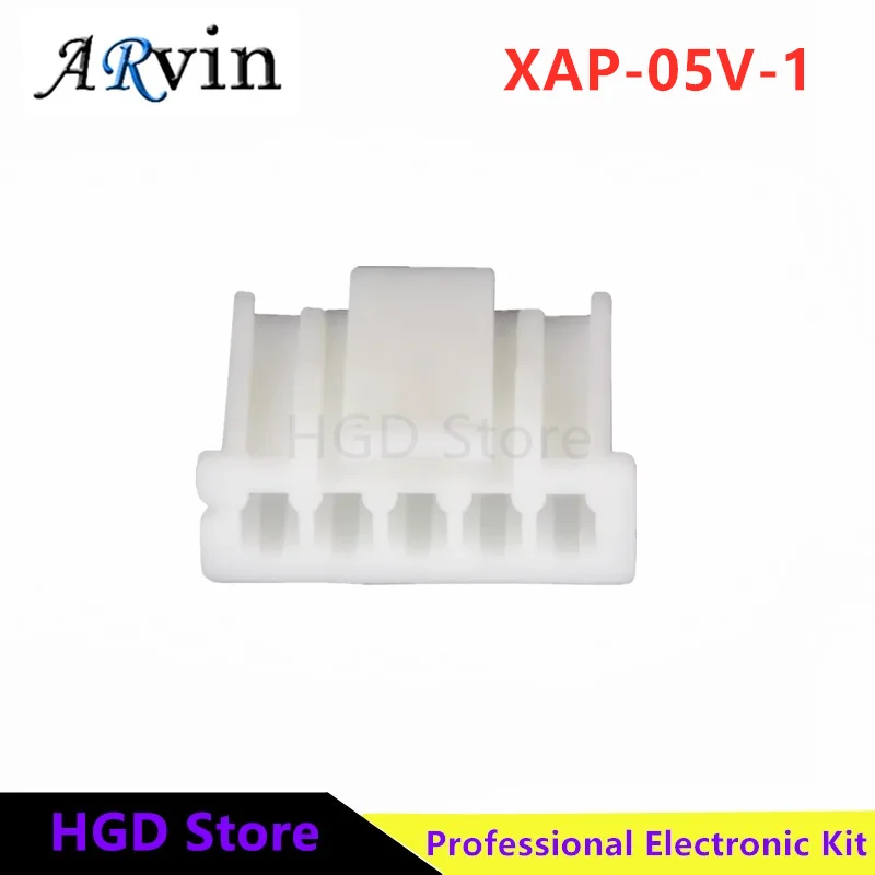 100pcs JST connector XAP-05V-1 connector rubber shell 5Pin 2.5mm spacing matching terminal stock