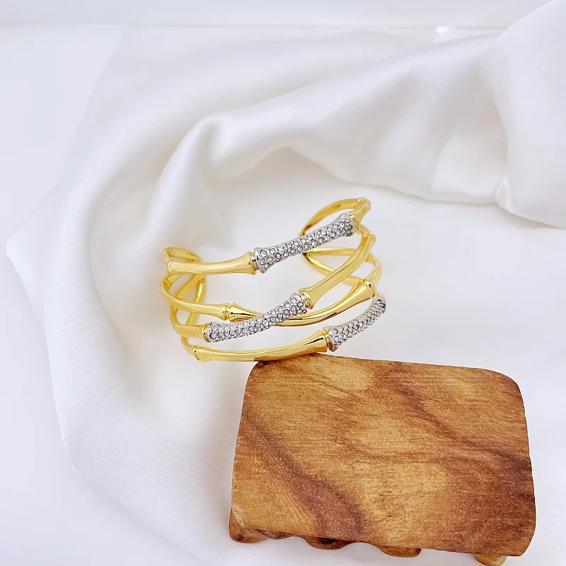 

Винтажный браслет из Европы и Америки, инкрустация стразами, модные украшения для женщин