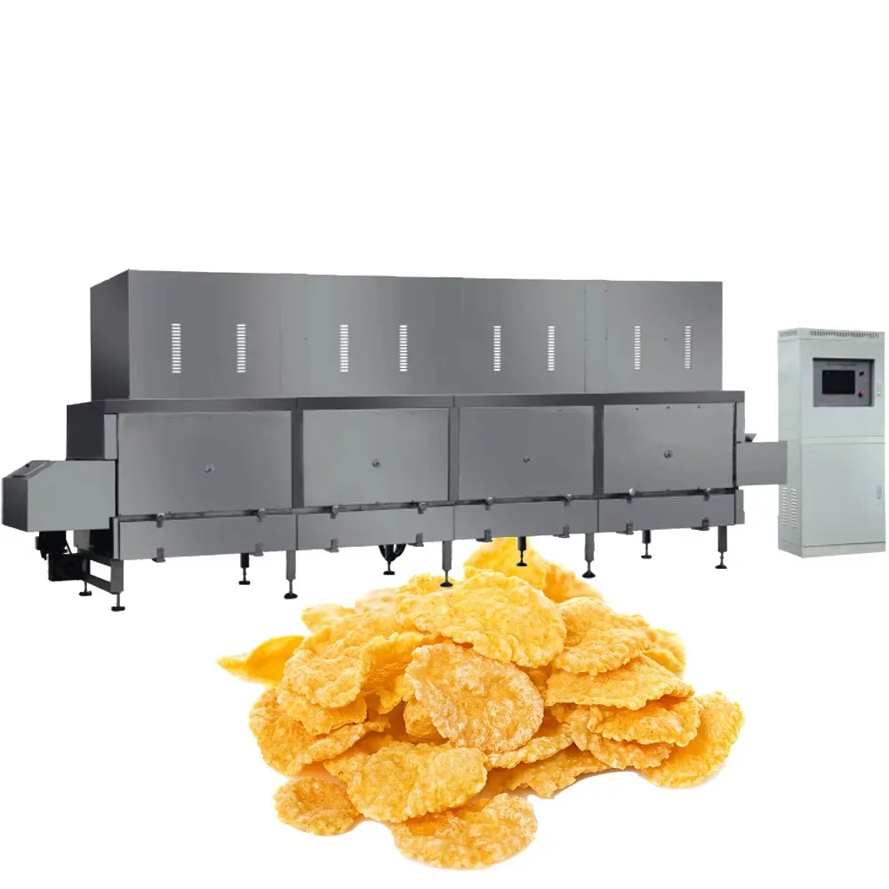 Cost-saving Automatic Corn Flake Maker Puff Corn Snack Food Production Line