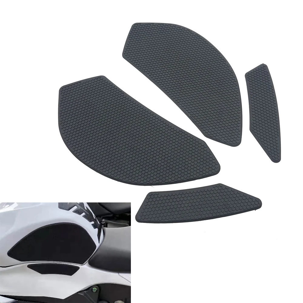 Motorcycle Fuel Tank Pads Sticker Side Gas Knee Grip Protector Traction Decals For Kawasaki Ninja ZX6R ZX636 2009-2020