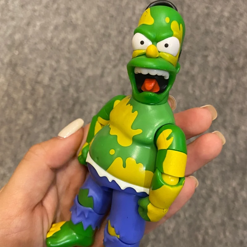 In Stock Simpsons Series Action Figure Doll Homer, Bart, Maggie Desktop Decoration Statues Cartoon Collectible Figurine Mode view 3