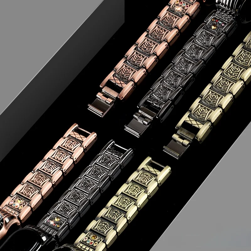 สายโซ่โลหะสำหรับ Xiaomi Mi band 6 5 4 3สมาร์ทวอทช์สแตนเลสสายรัดข้อมือสำหรับ Xiaomi Mi band 4 3เข็มขัด Correa