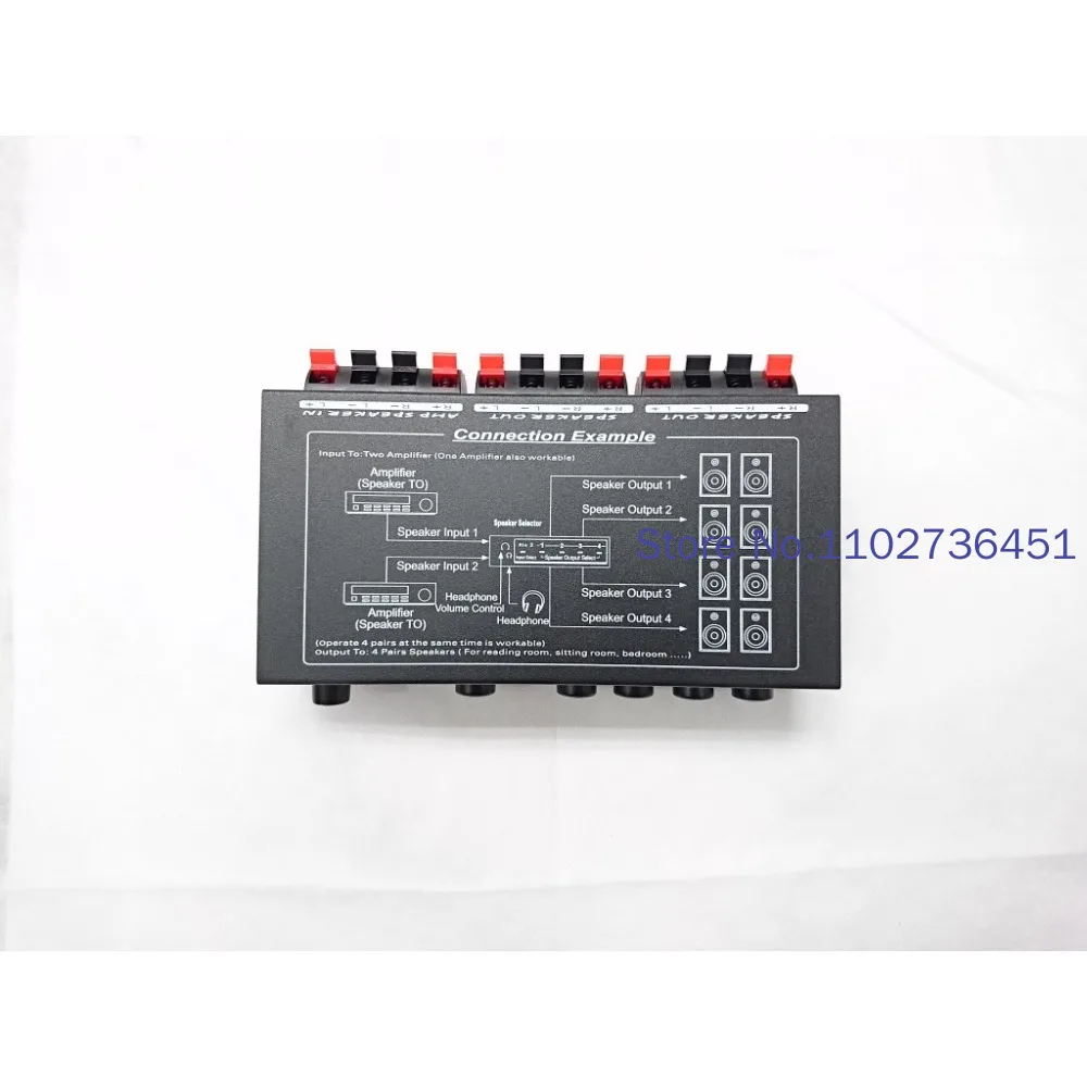 

Селектор переключения звука усилителя «два в четыре выхода» (контроллер усиления динамика)