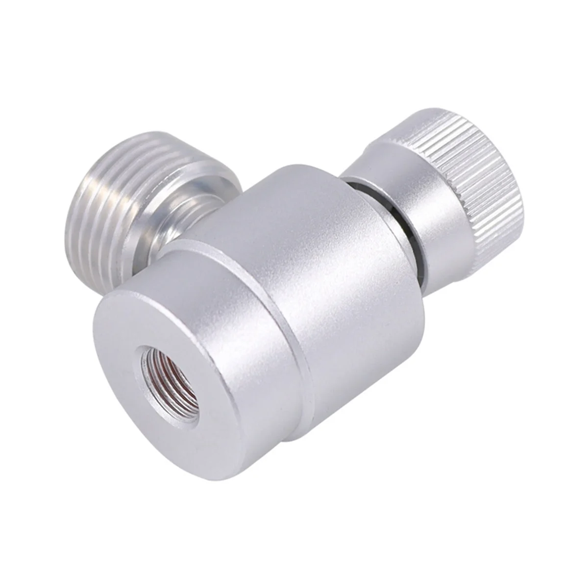 Adattatore di ricarica per bombola di CO2 HOT, regolatore per bombola di gas fatto da M10X1 a W21.8-14 Adattatore per argon, CO2, gas misto, argento