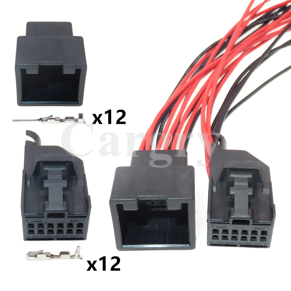 1 Set 12P 8E0972112A AC Assembly Automobile Radar Electric Cable Plug for VW 1534096-1 1-1534096-1 Car Parts