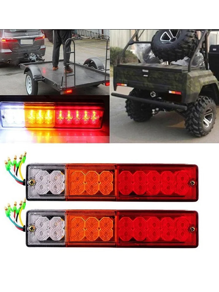 Feu arrière à 20 LED pour voitures, camions et remorques, feu indicateur d'arrêt, de marche arrière et de clignotant