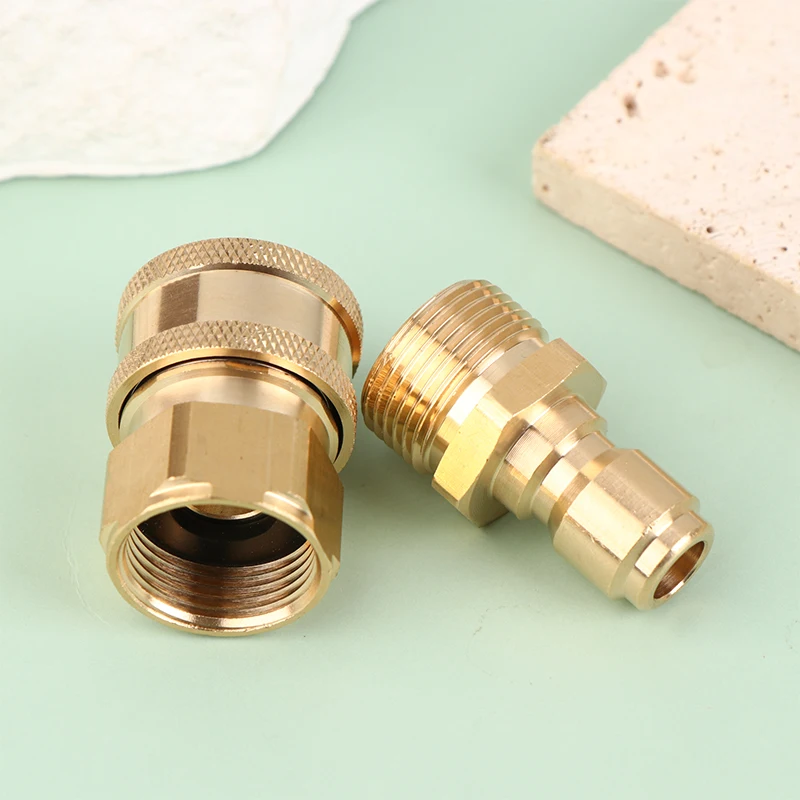 3/8 M22 Adapter For High Pressure Wash Machine Water Outlet Set Quick Connect Kits For M22 High Pressure Washer Pipe