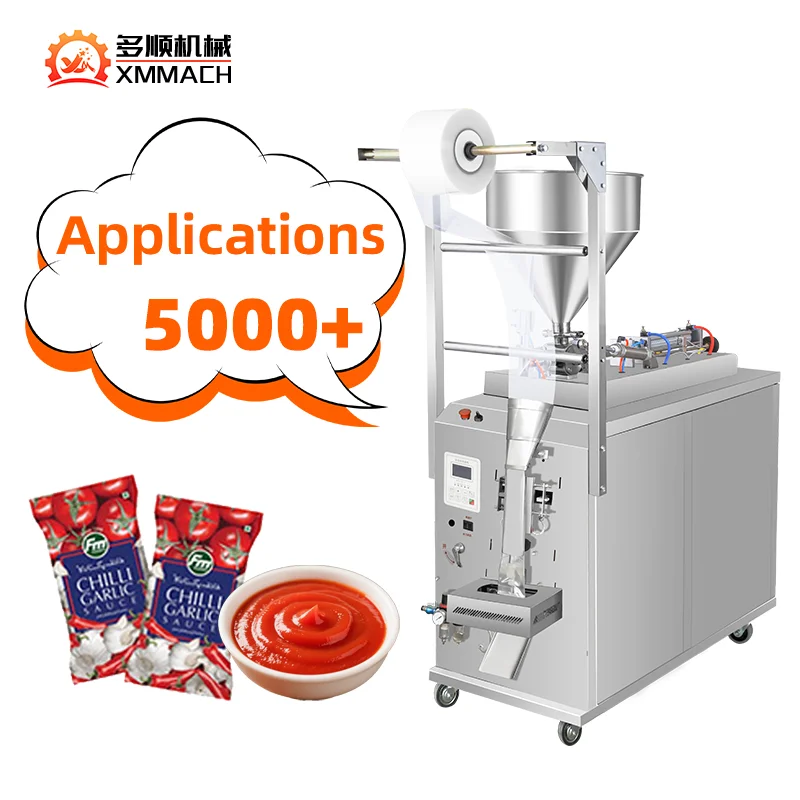 Multi-Function Liquid&Paste Automatic Packing Machine 10-200g Pouch Bags Food Hot Sale Worldwide Honey Condensed Milk