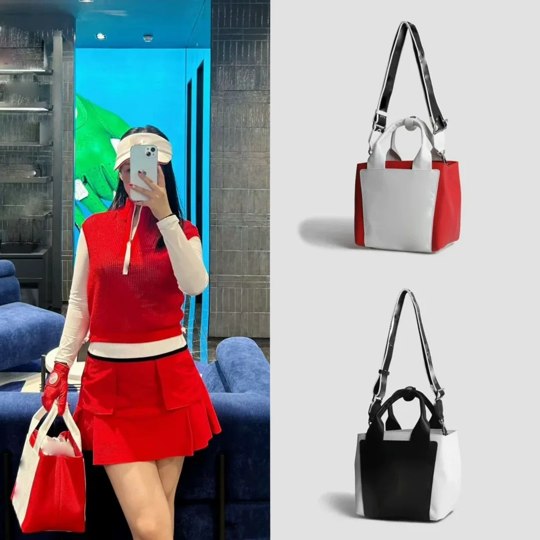 حقيبة ملابس الجولف، حقيبة كروس نسائية محمولة باليد، حقيبة جولف عصرية ذات سعة كبيرة 22*24*18 سم #2