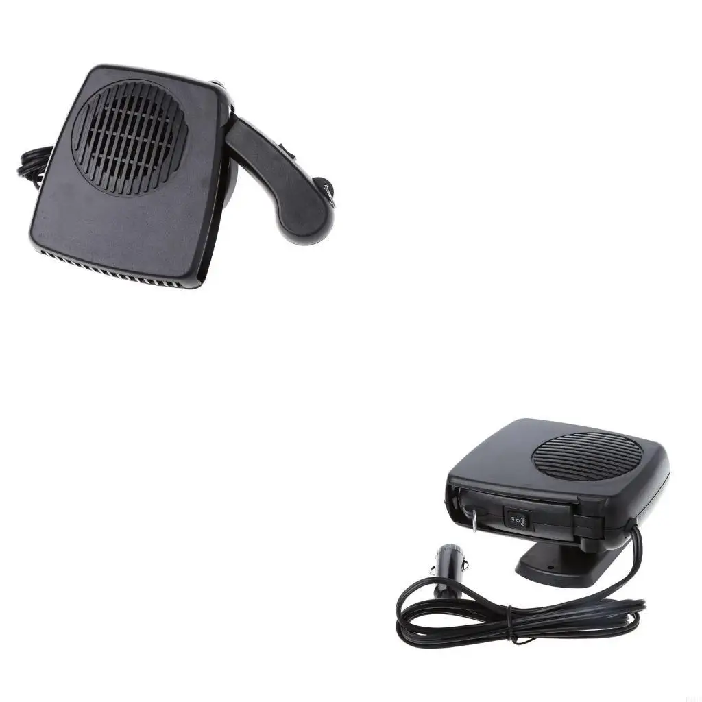 F1CF 2 In 1 Car Portable Ceramic Heating Cooling Heater Fan Defroster Demister for DC