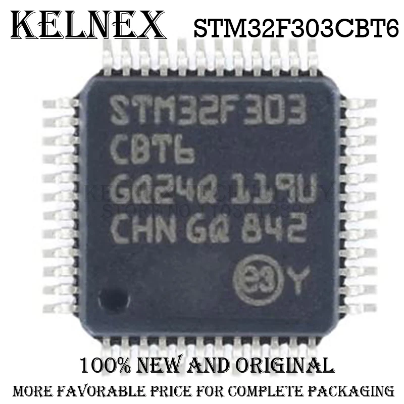 STM32F303CBT6 STM32F303RBT6 STM32F303RCT6 STM32F303RET6 STM32F303CCT6 Microcontroller (MCU/MPU/SOC) IC Chip