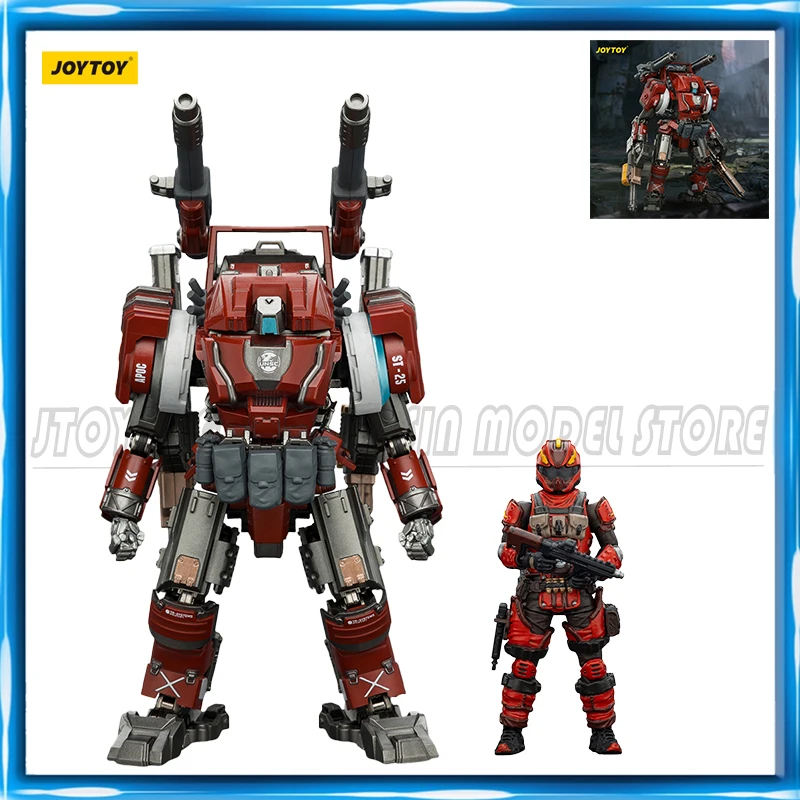 JOYTOY 1/25 Actionfigur APOC Serie Iron Skybearer Heavy Fire Assault Mech ST-8625 UNSC Assaulter Elias Figuren Spielzeug