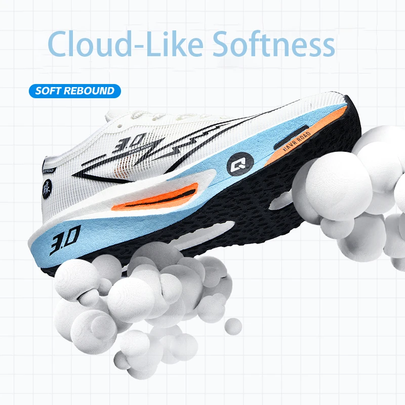 Soft Sole Cushioning Men's Running Shoes for Women High-quality Road Jogging Shoes Light Comfy Sneakers Mesh Training Shoes Male