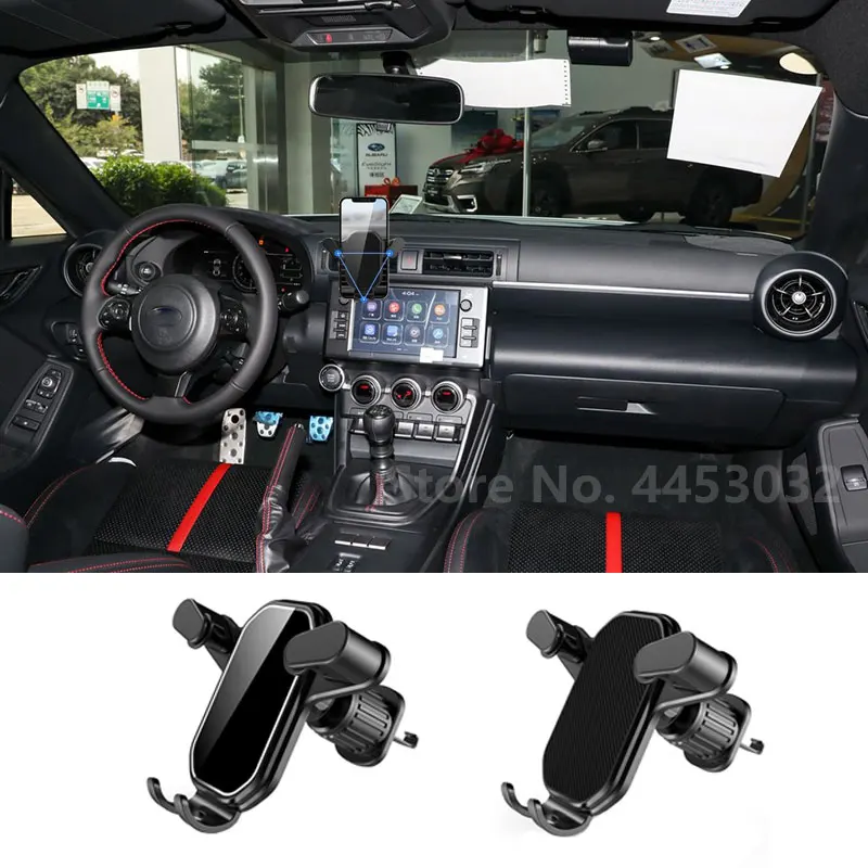 Supporto universale per cellulare per auto a gravità per Subaru XV WRX BRZ FORESTER IMPREZA ASCENT LEGACY Air Vent Clip Mount accessori