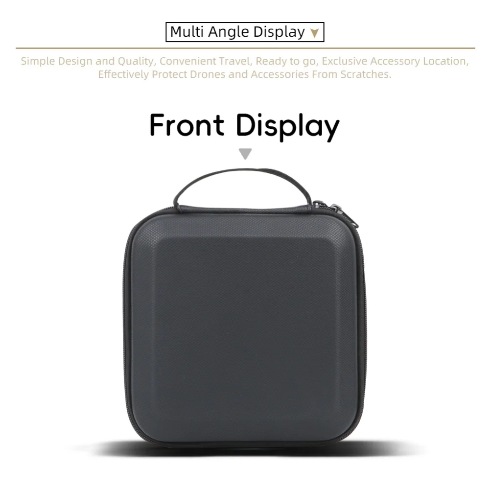 حقيبة حمل محمولة من جلد البولي يوريثان مع حماية مقاومة للماء لـ DJI NEO2 مصممة للسفر والنقل الآمن #6