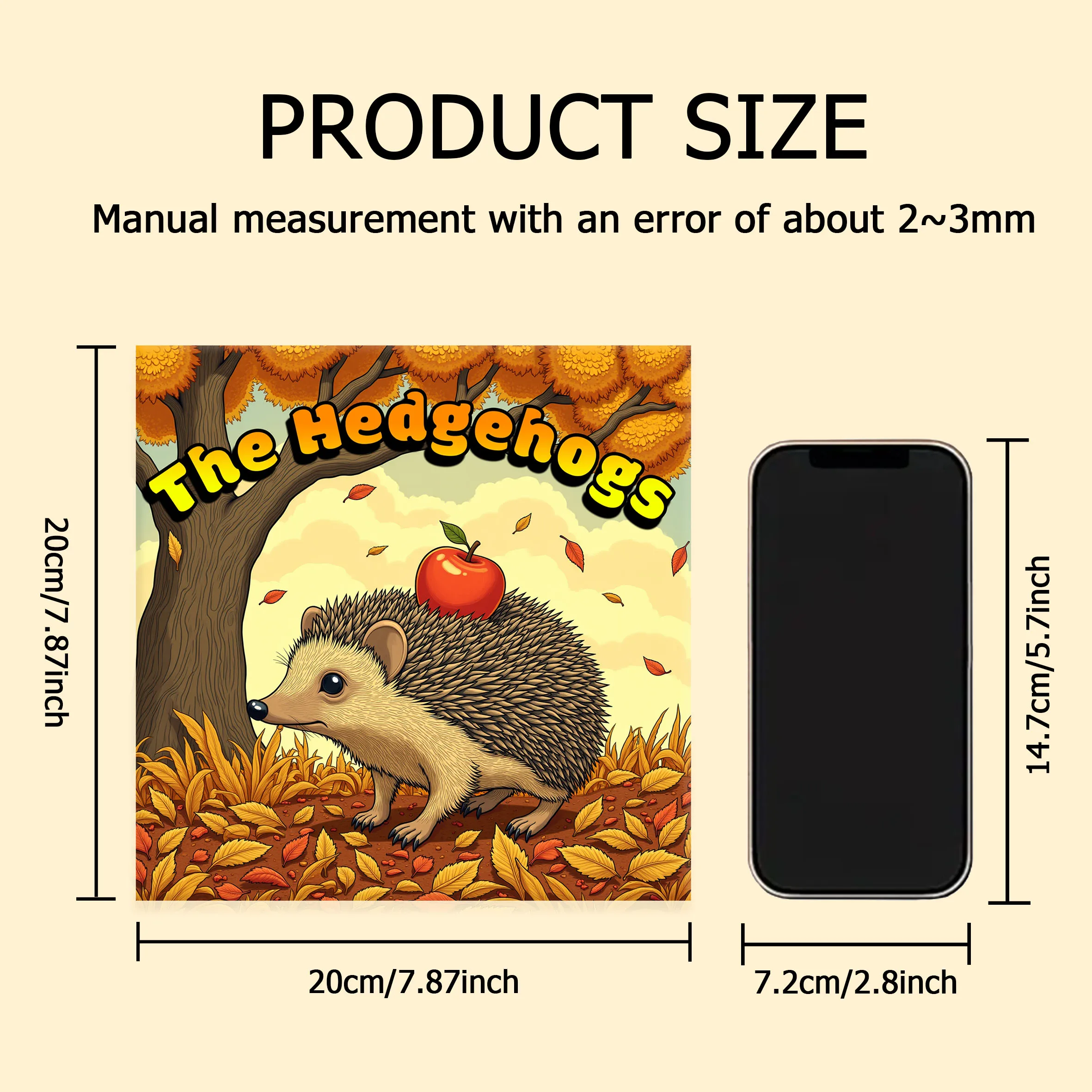 THE HEDGEHOGS Patterns Coloring Book for Adults Cute Drawing Book Perfect Gift for Party and Birthday