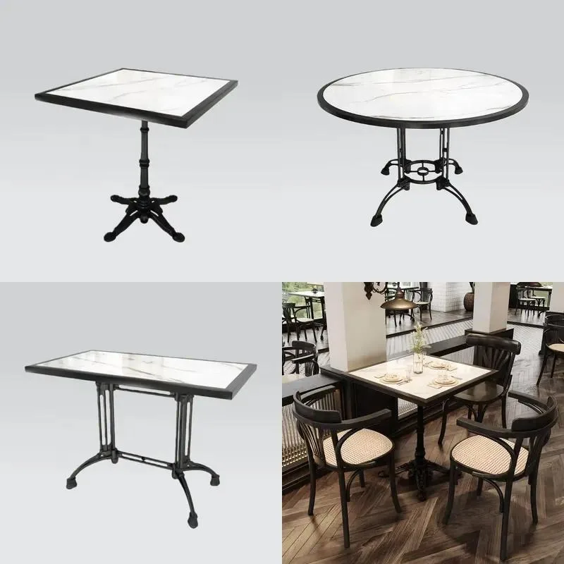 Modern, eco-friendly, durable, waterproof solid wood square dining tables that are easy to clean and suitable for hotels