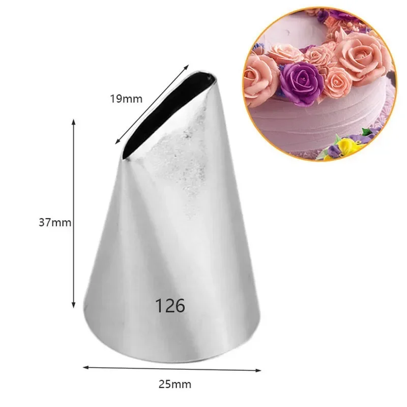 Pastry Nozzles For Cakes Decorating Rose Petal Flower Icinp Piping Tips Baking&Pastry Tools Confectionery Kitchen Gadget New