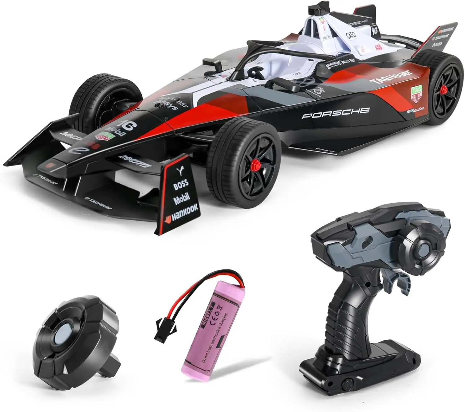 

Remote Control Car - 1/14 Scale Authentic Licensed Porsche Formula Rc Race Car,2.4GHz 3.7V 500 mAh