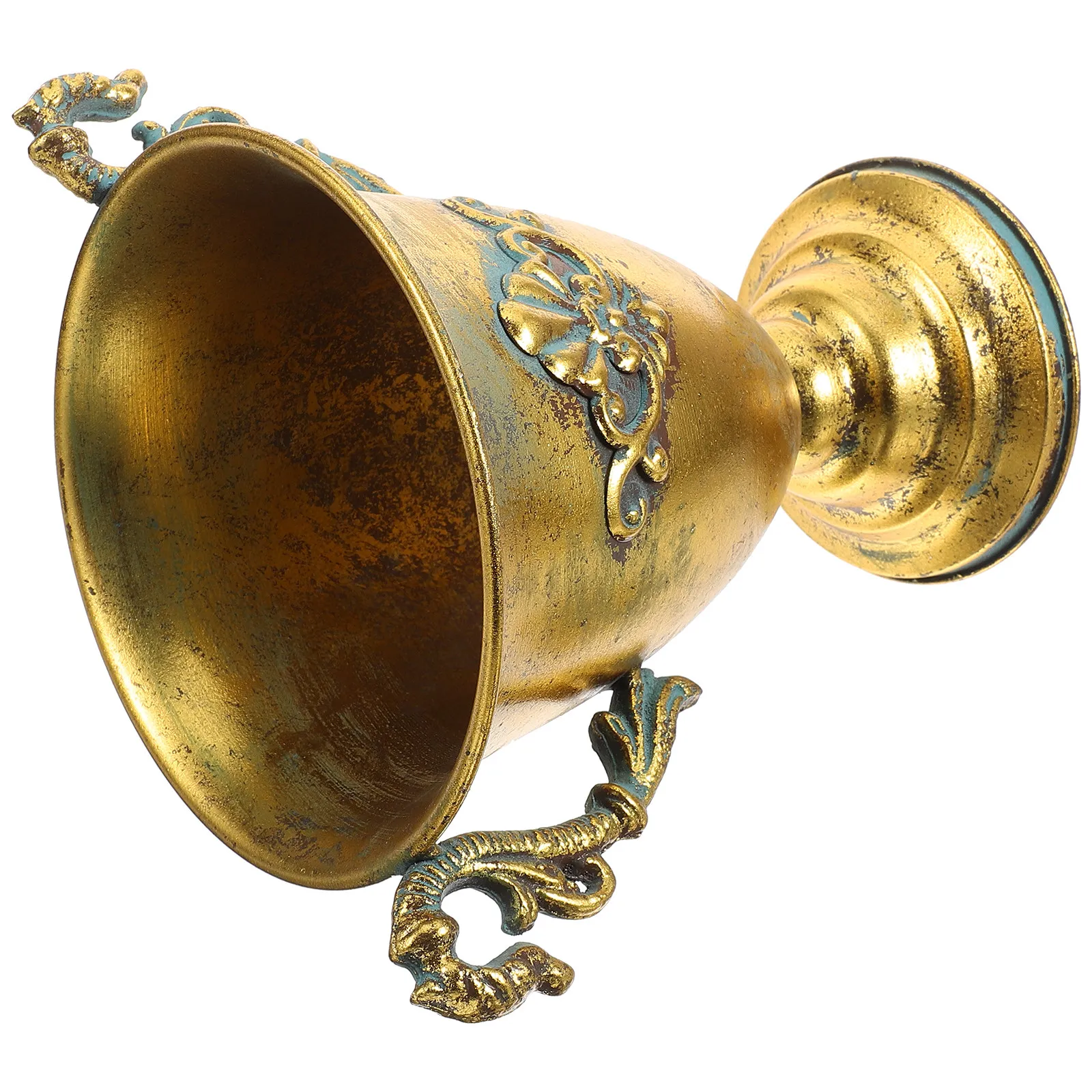 

Vintage Metal Urn Planter Decorative Wedding Flower Holder Sturdy Metal Flower Vase Retro Centerpiece Home Decoration