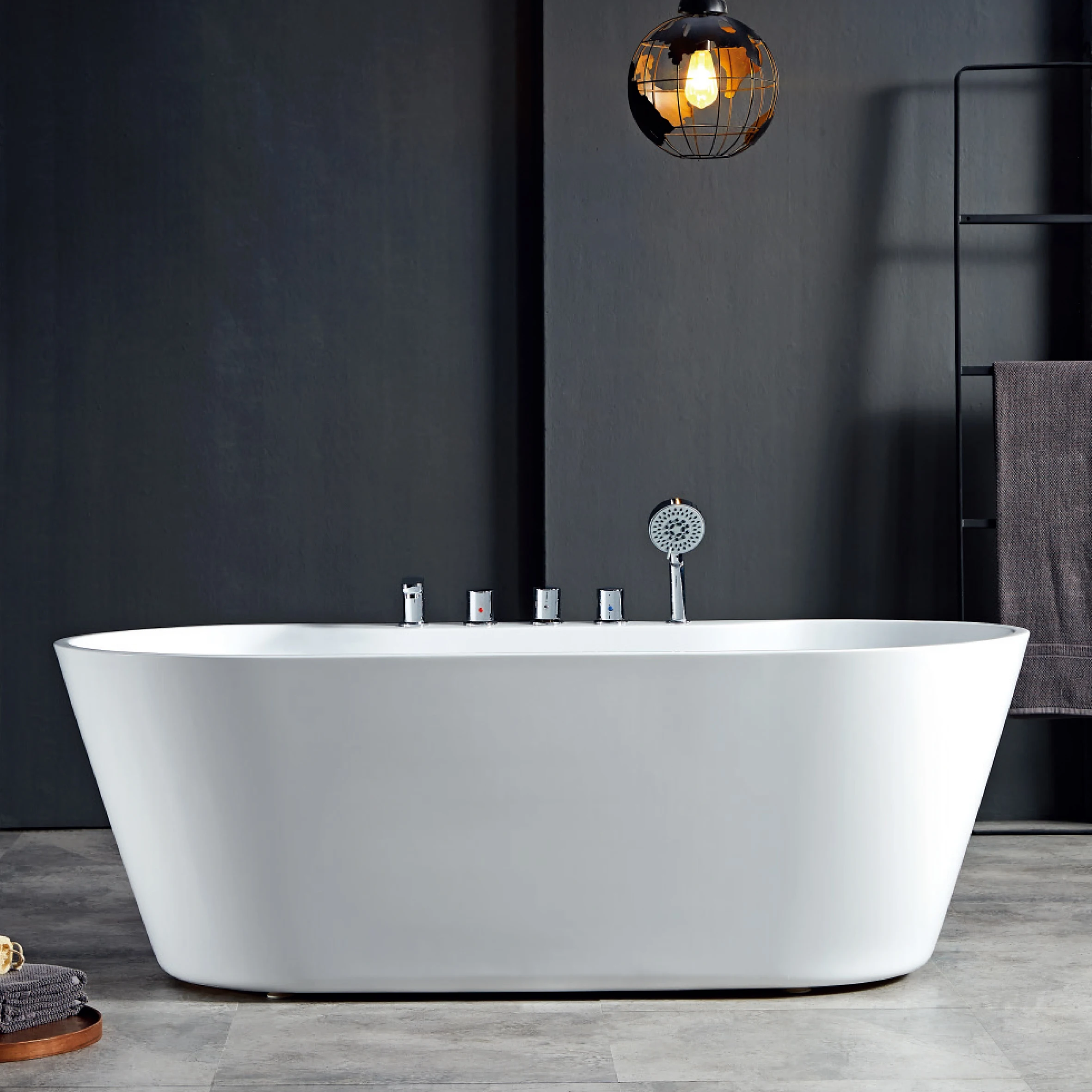 

Modern Design Cheap Small Bathtub In Door Freestanding White Acrylic Soaking For Babies And Kids Bathtubs Hot Sales Faucet