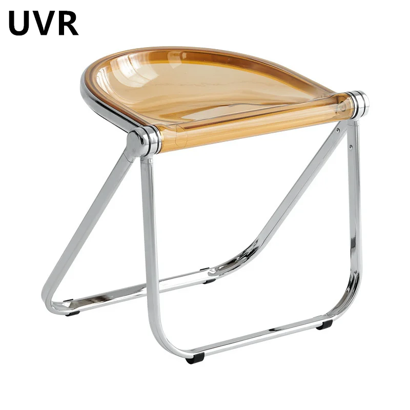 UVR Folding Chairs New Home Modern Chairs Ladies Makeup Stool Comfortable Does Not Occupy Space Minimalist Restaurant Chairs