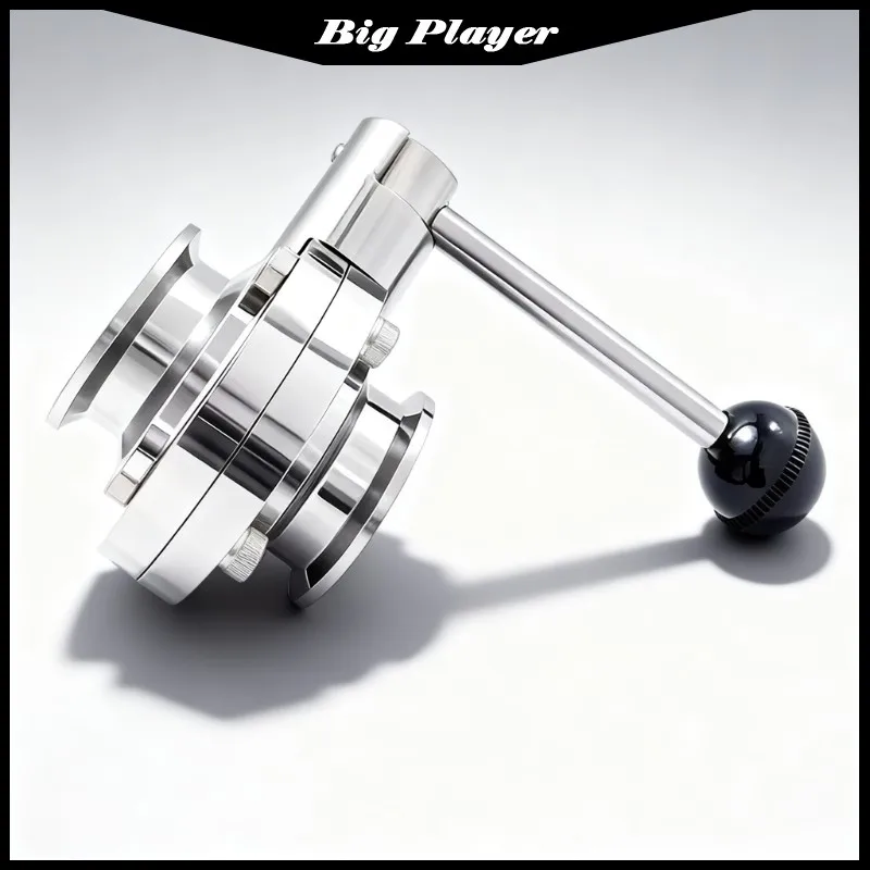 304 Sanitary Quick-loading Butterfly Valve, 316 Stainless Steel Clamp Chuck Manual Buckle Disc Valve