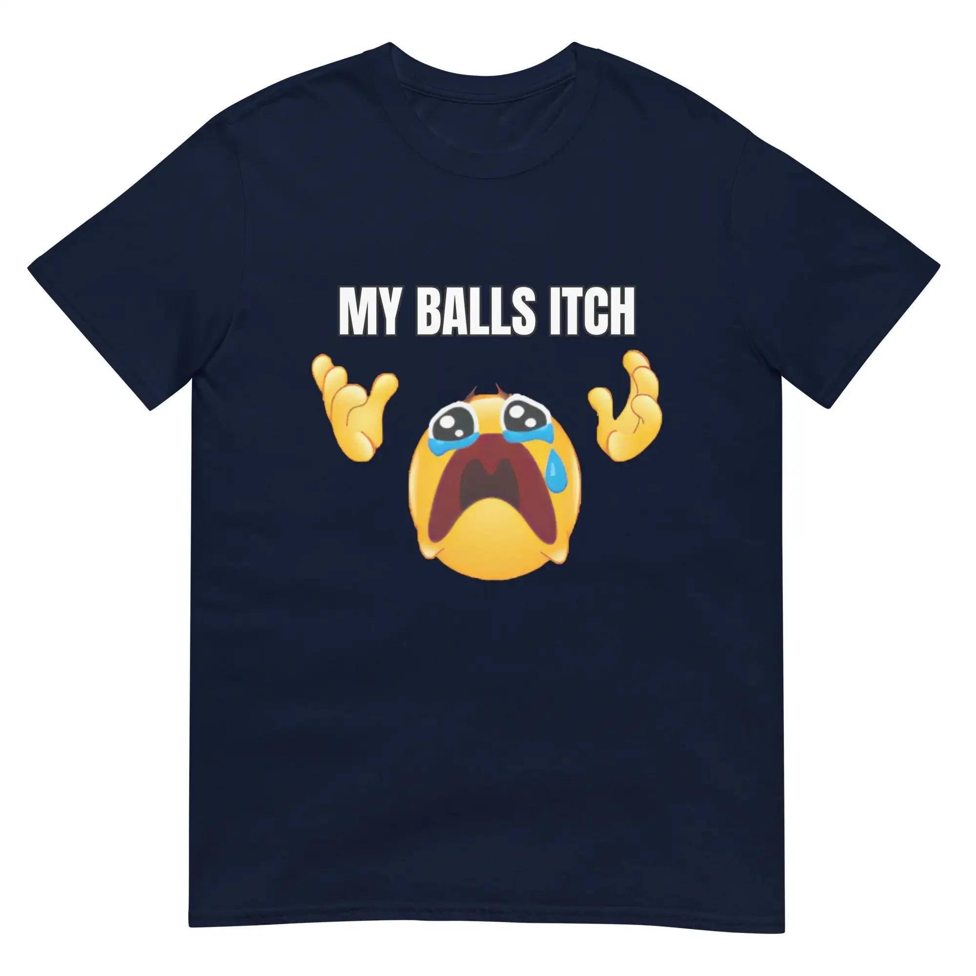 My Balls Itch Obnoxious Metal Shirt Offensive Dark Humor Inappropriate Tee Meme T Shirt Sarcastic Tee Top Ironic Cotton Tees